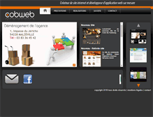 Tablet Screenshot of cobweb.fr
