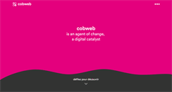 Desktop Screenshot of cobweb.ch